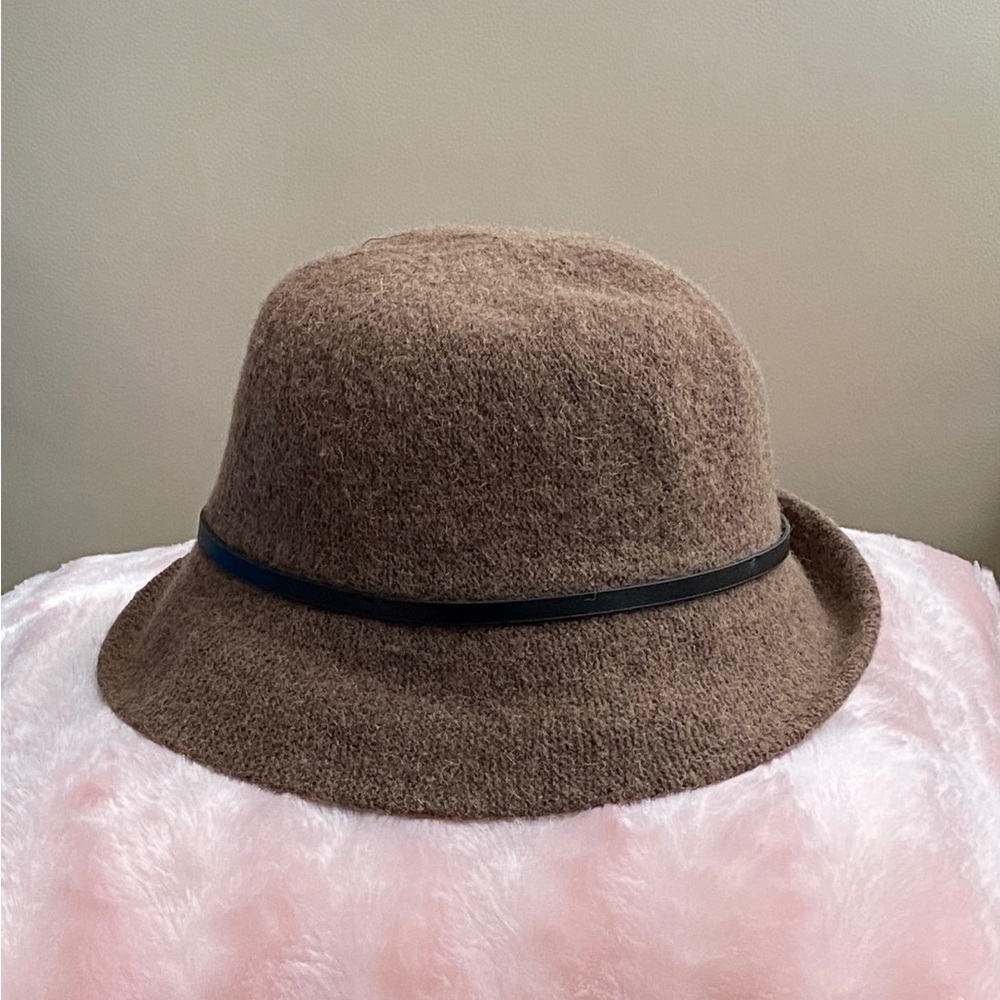 August Hat Company Melton Cloche in camel
